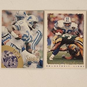 BARRY SANDERS FOOTBALL CARDS